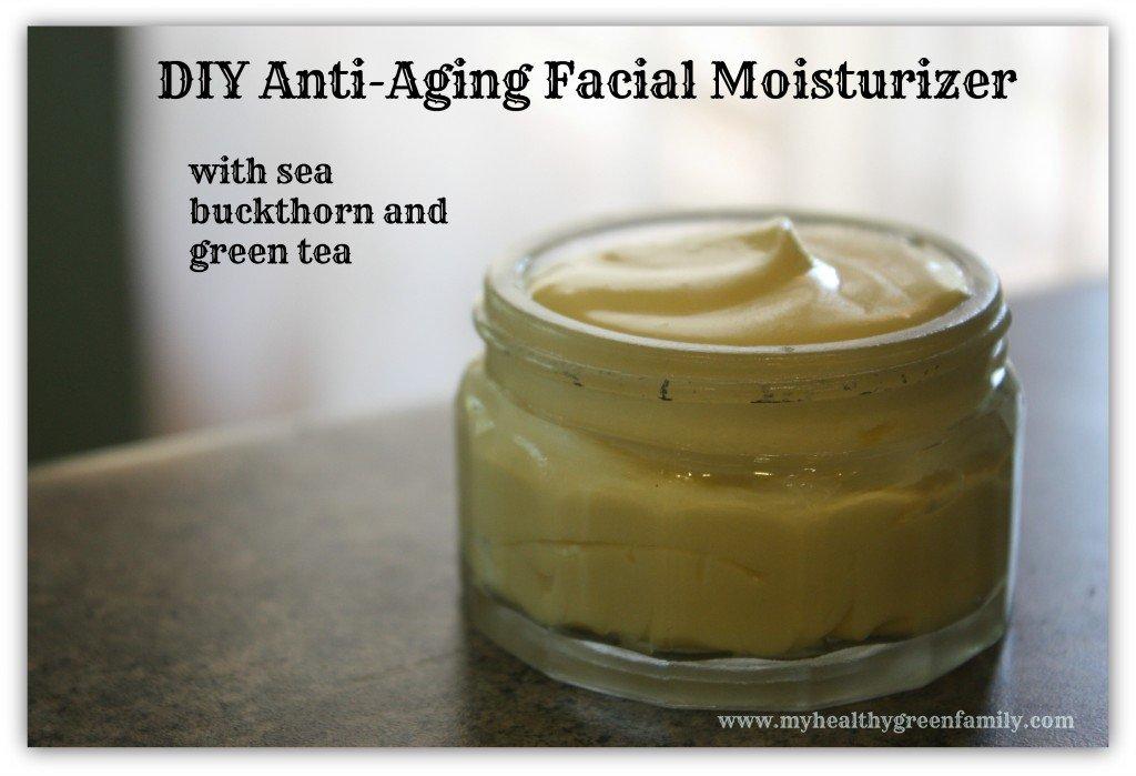 anti-aging daily facial moisturizer with sea buckthorn and green