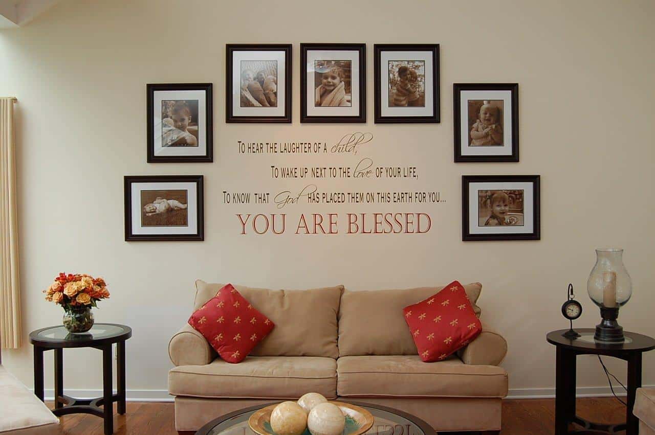 diy quotes for living room wall