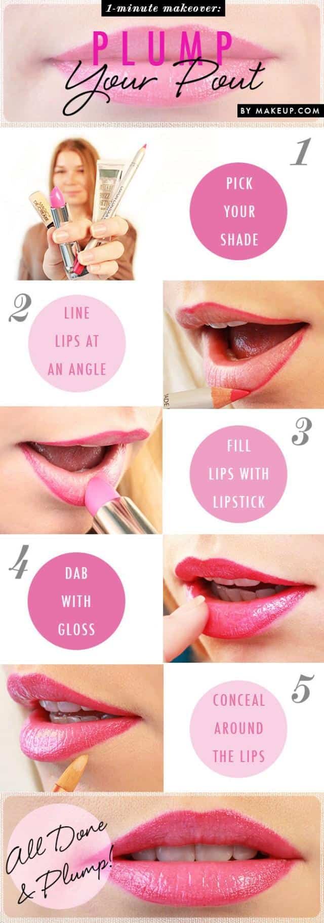 Tricks And Hacks To Make Your Lips Look Fuller And Bigger