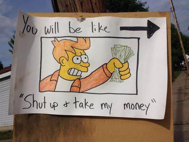 322 Smart and Funny Garage Sale Signs That Will Attract Whole Neighborhood