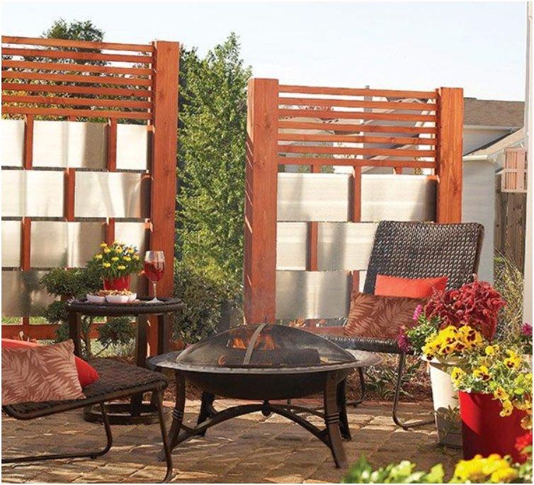 12 DIY Privacy Screens For Spending Peaceful Days On The Patio