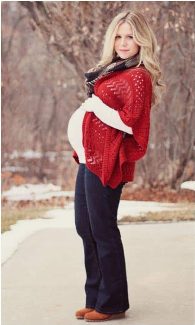 15 Stylish Fall Outfits For Fashionable Pregnant Ladies