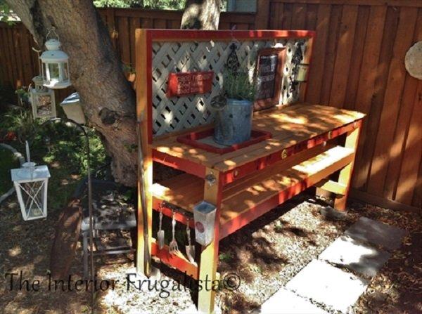 Outdoor Bar & Potting Bench