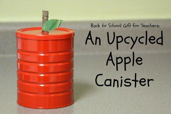 Upcycled Apple Canister