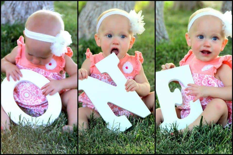 1st bday photoshoot