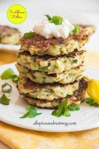 Cauliflower Fritters {with GF option}