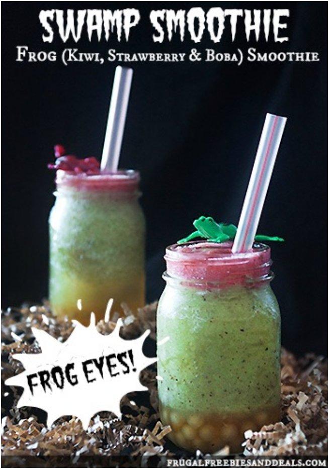 Frog Smoothie with Eyeballs