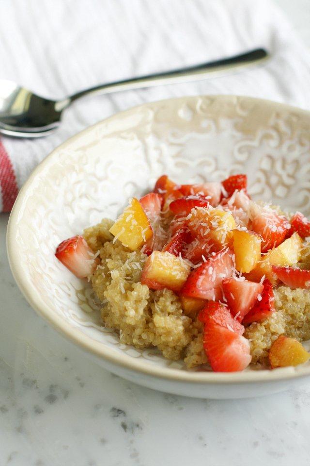 Peaches-and-berries-over-creamy-breakfast-quinoa-makes-a-tasty-summer-breakfast