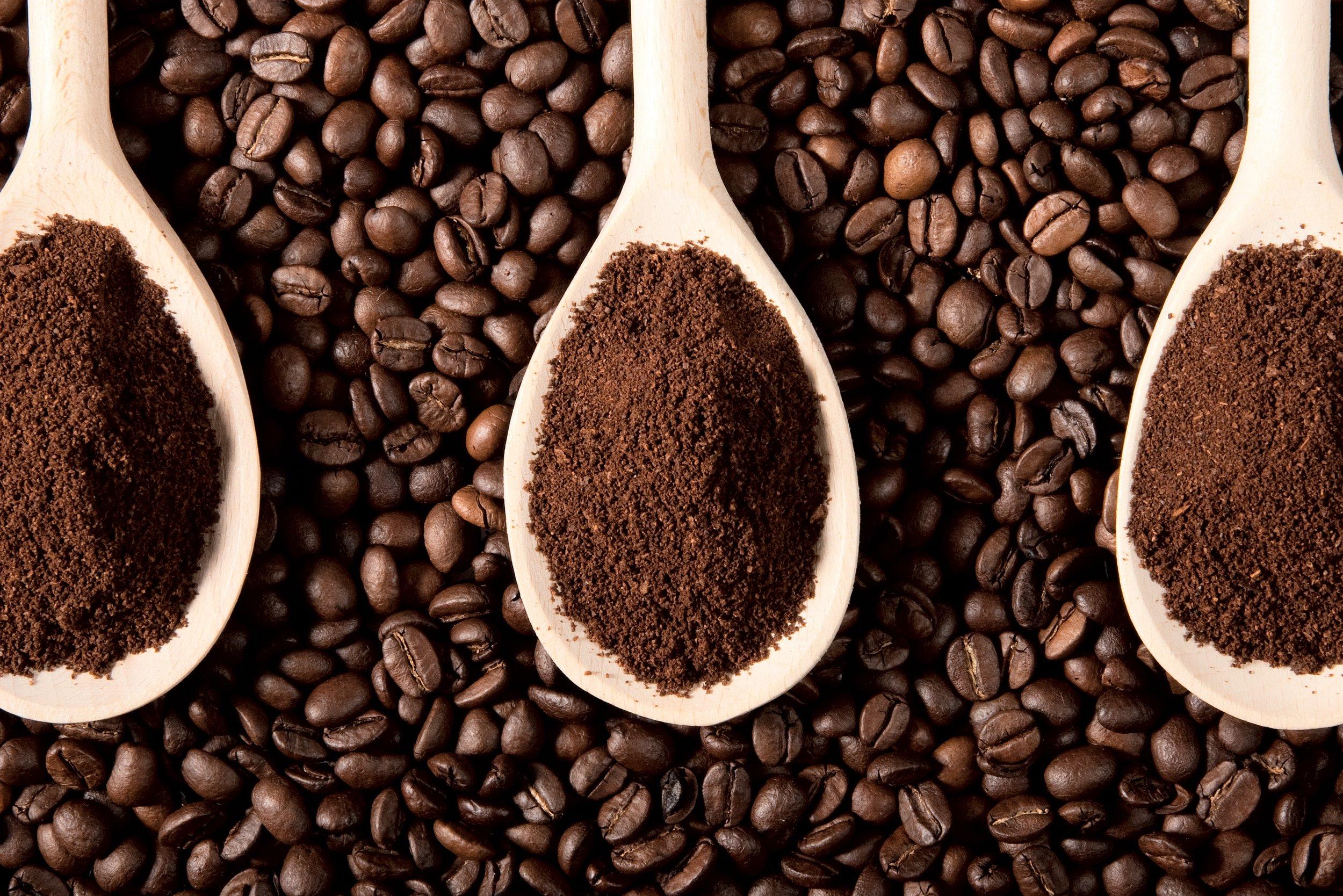 ground-coffee-on-coffee-beans-1