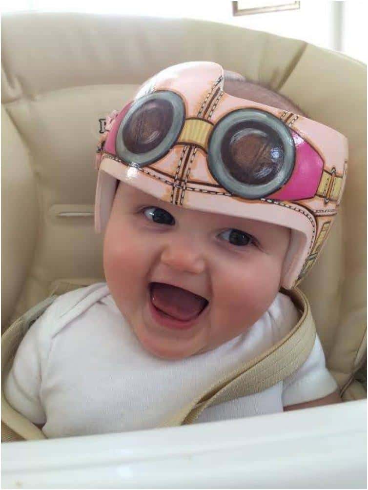 baby girl helmet