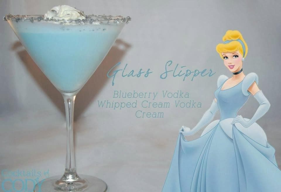 Try These 30 Best Disney Themed Party Cocktails For Grown Ups   Cinderella Disney Cocktail 