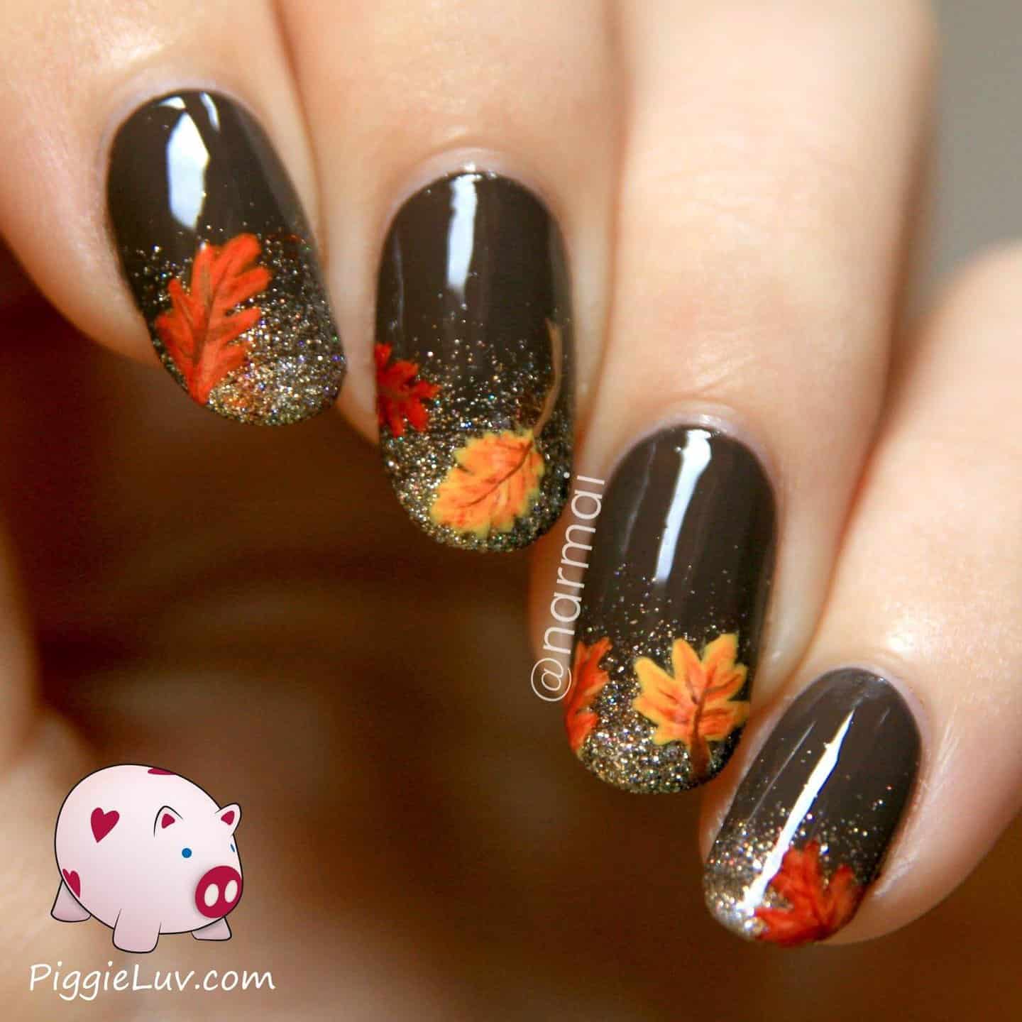 16 Cute And Easy Thanksgiving Nail Art Tutorials