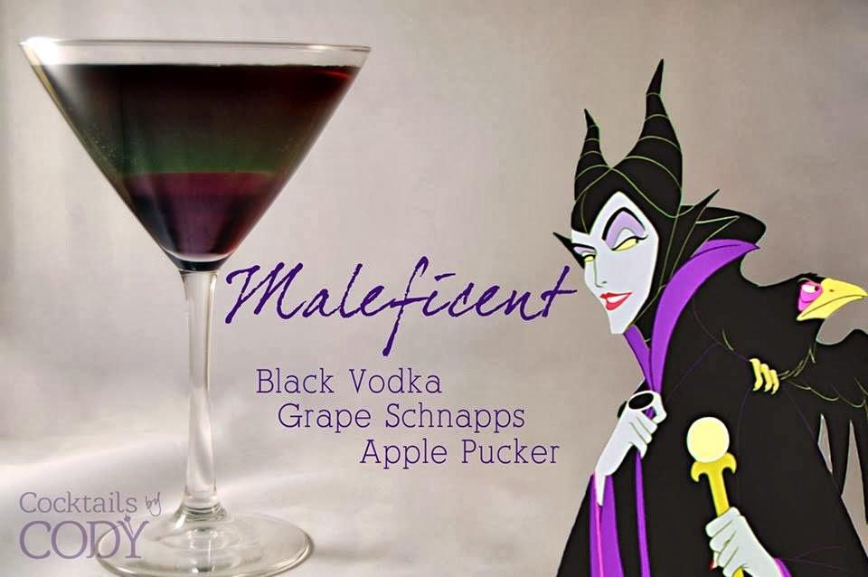 Maleficent Disney Cocktail