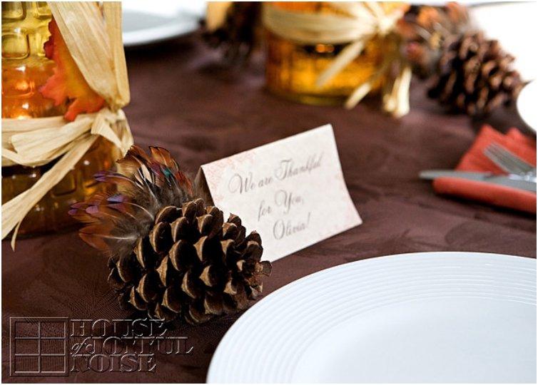 PINECONE PLACE CARD