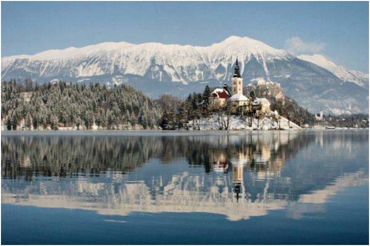 Winter in Bled, Slovenia