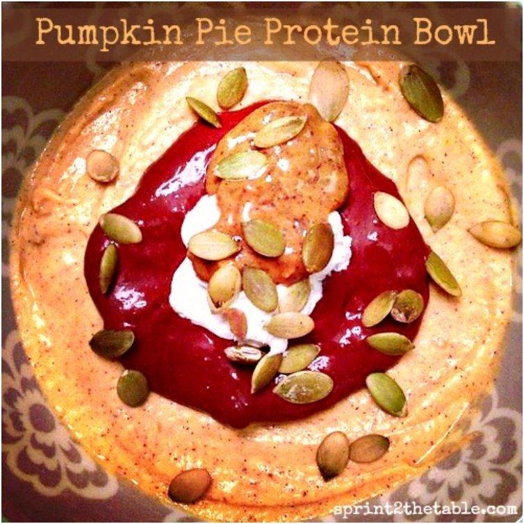 pumpkin pir protein bowl