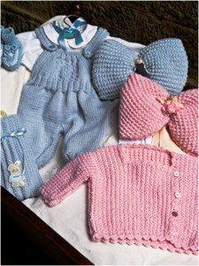 Baby Milk Romper Suit, Side-buttoned Jacket, Bottle Cover, Pink & Blue Bows