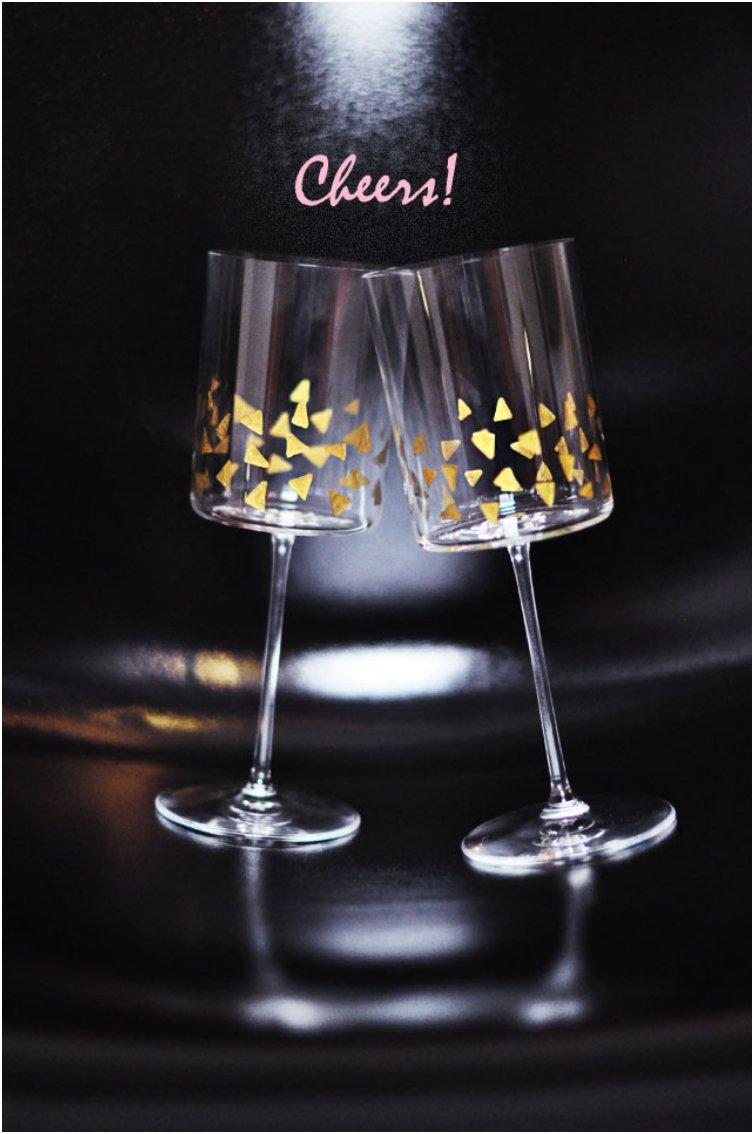 Download 11 Diy Wine Glasses For New Year S Eve