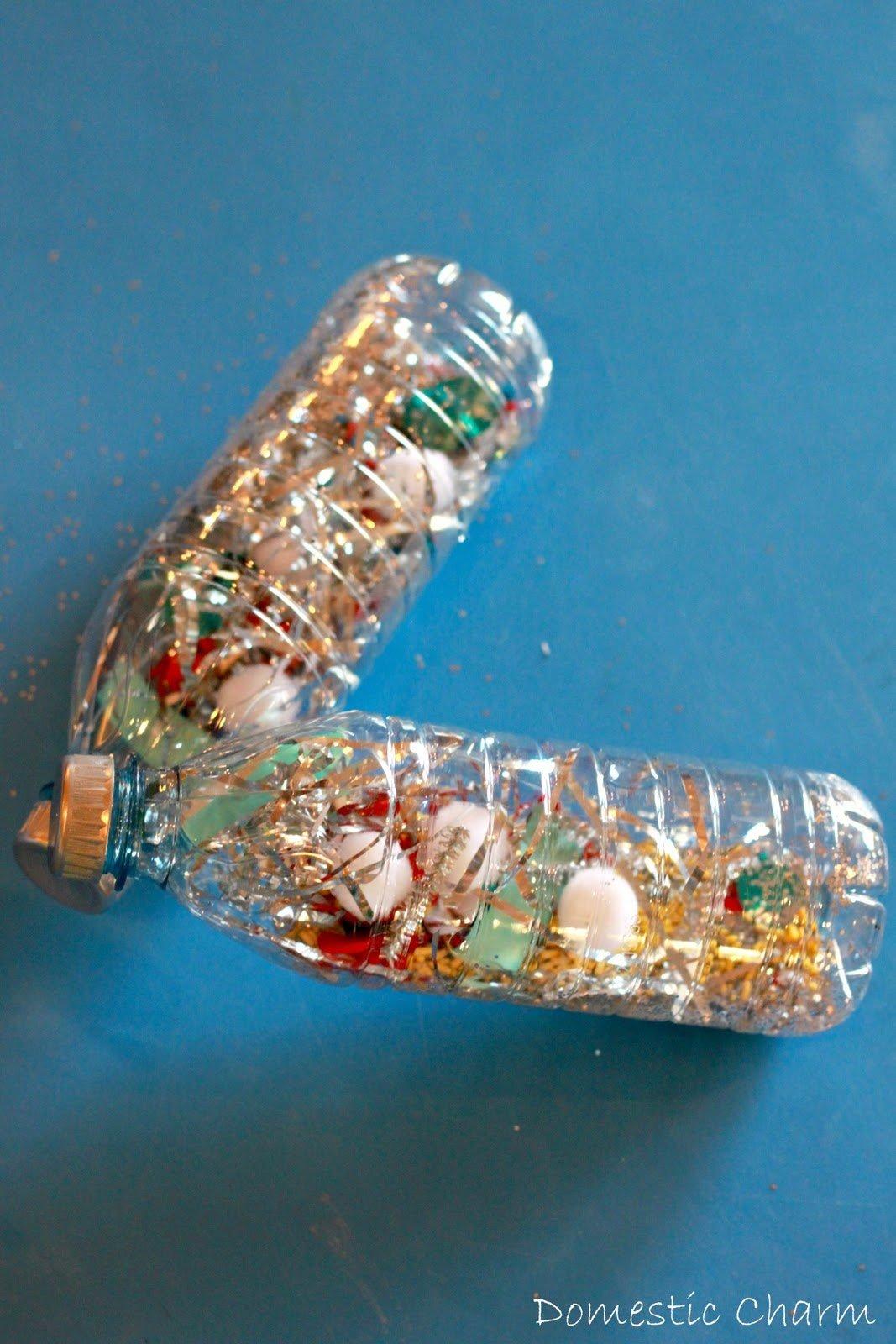Plastic Bottle Noise Makers