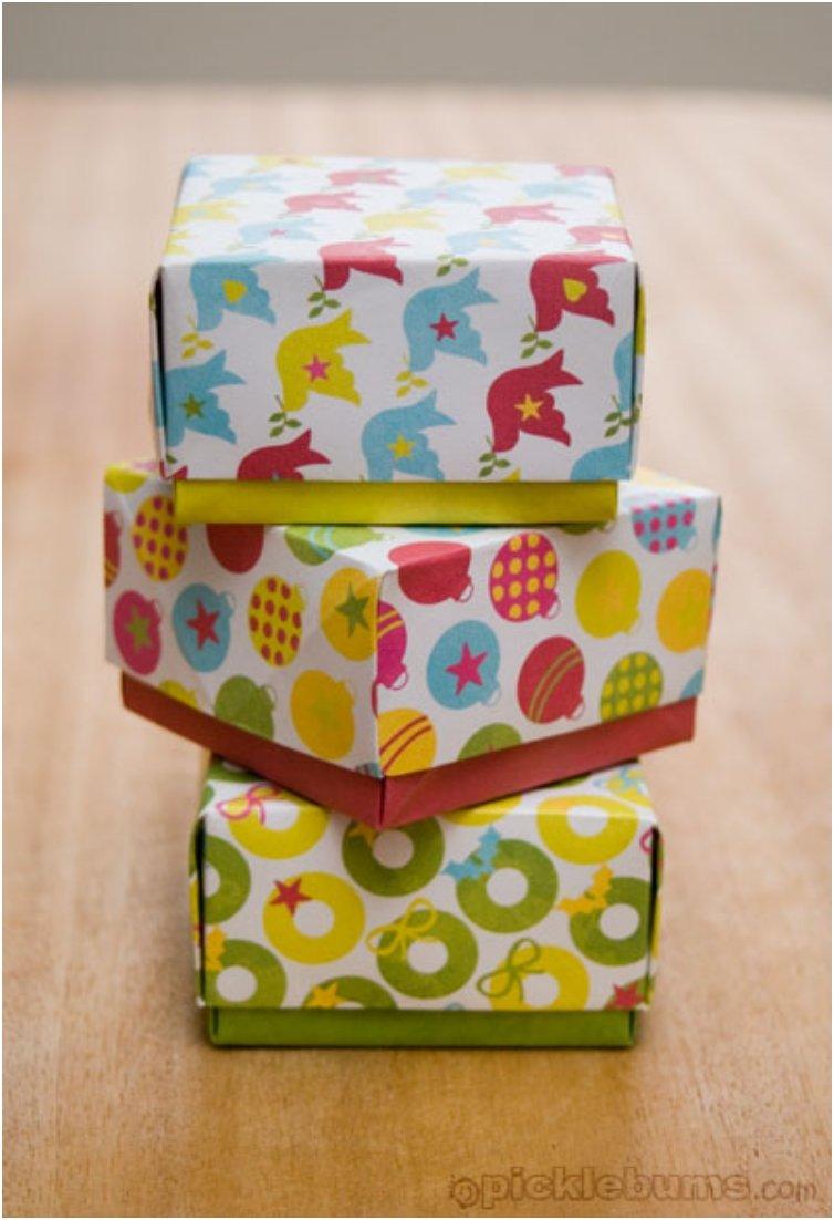 Print and Fold Gift Boxes