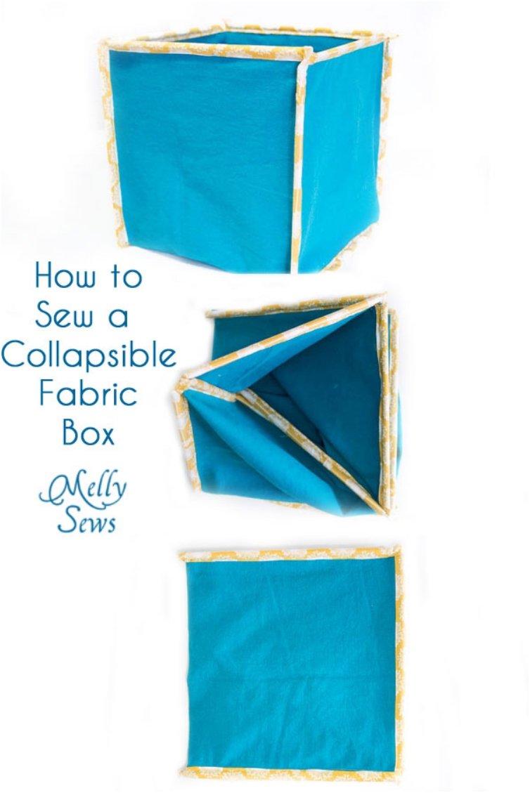Sew Collapsible Boxes