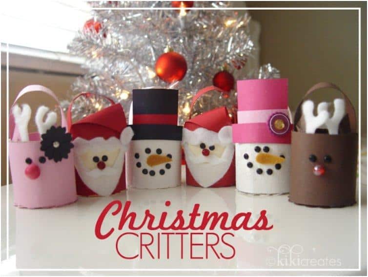 20 Festive DIY Christmas Crafts From Toilet Paper Rolls