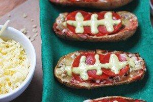 Super Bowl Pizza Potato Skins