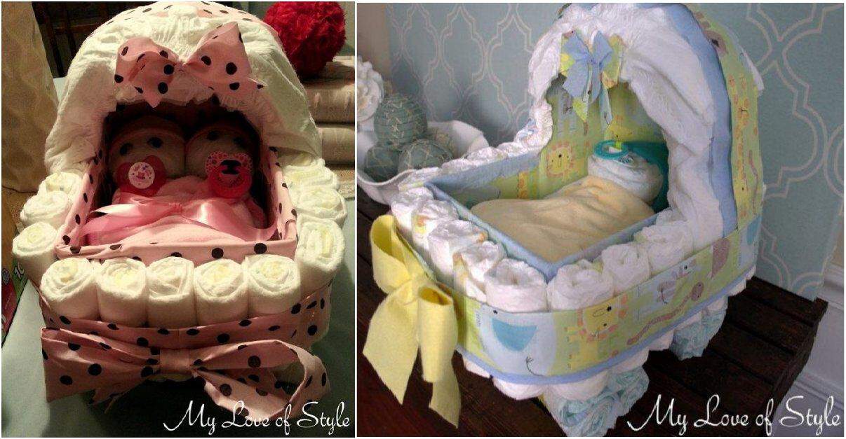 Bassinet Diaper Cake