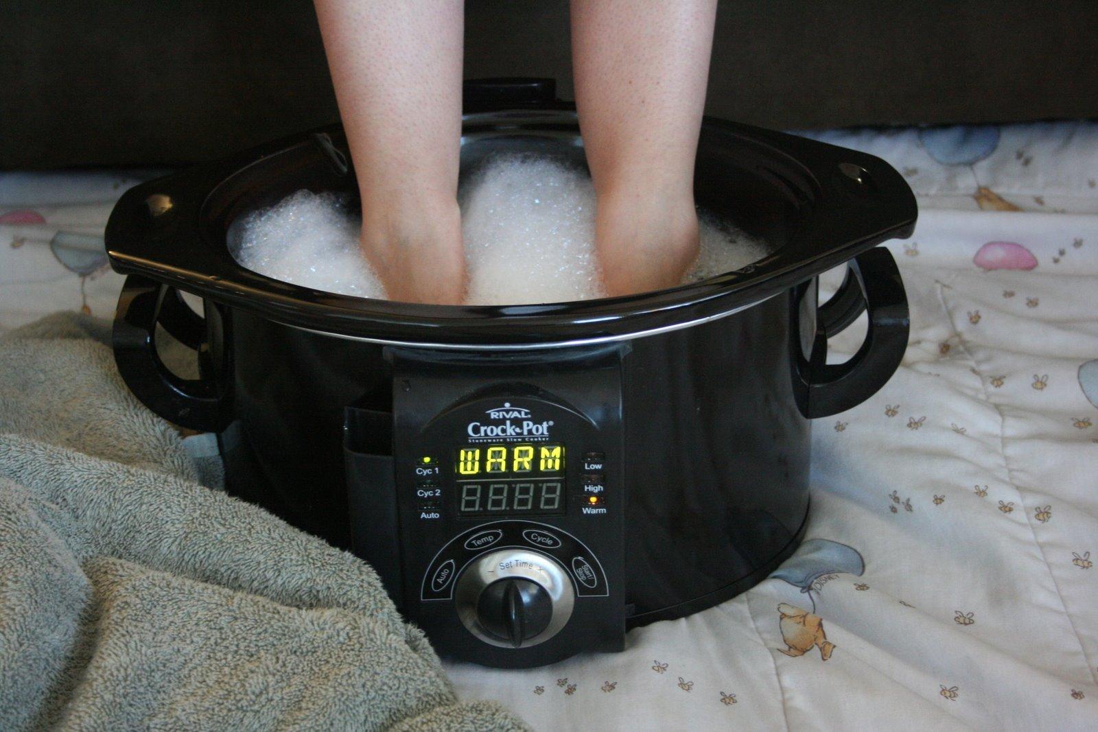 Crock Pot As Foot Bath