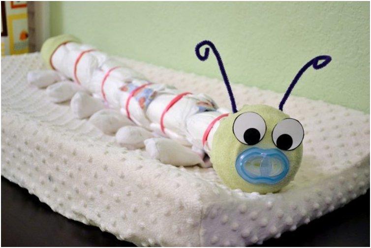Diaper Caterpillar