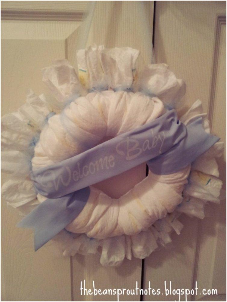Diaper Wreath