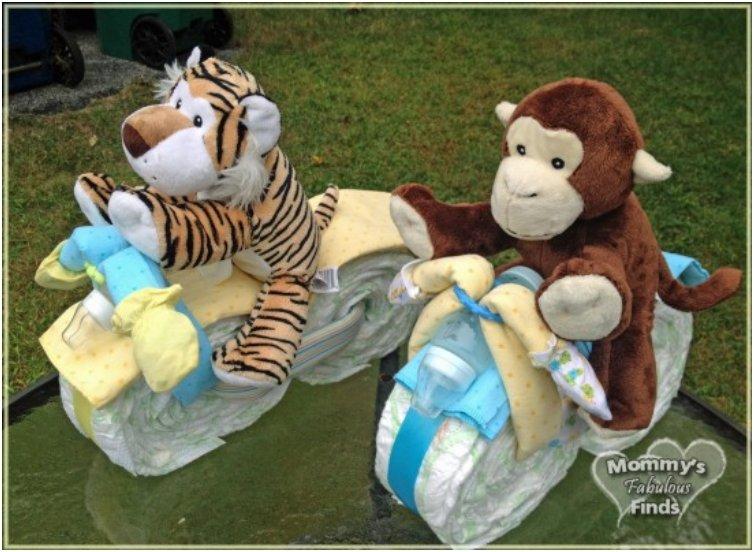Motorcycle Diaper Cake