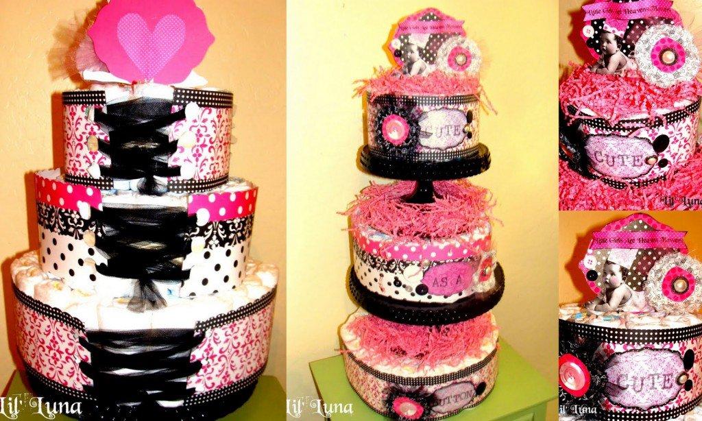 Paper Corset Diaper Cake
