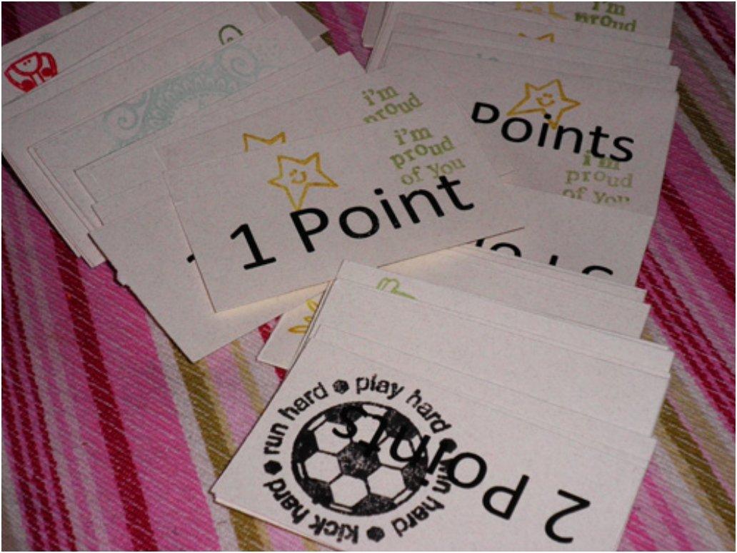 Point Reward System for chores and extras