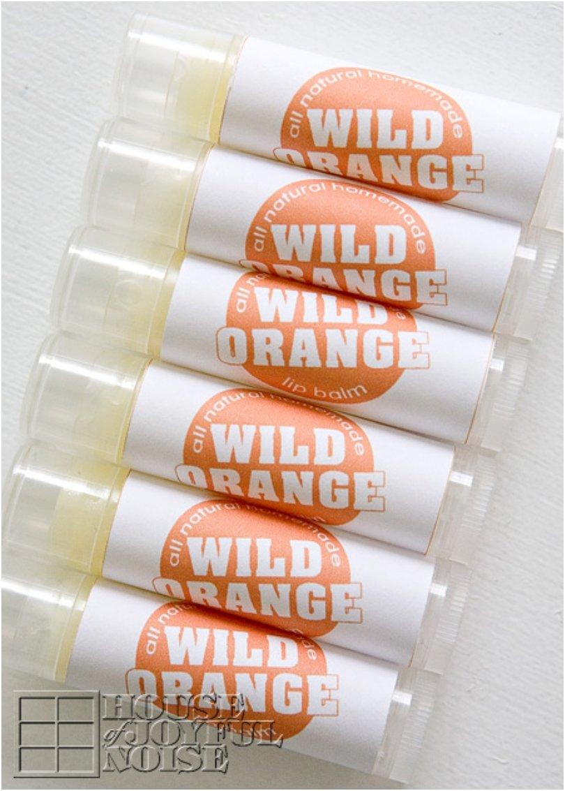 Wild Orange Lip Balm