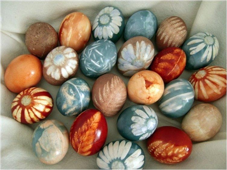 Botanical Easter Eggs