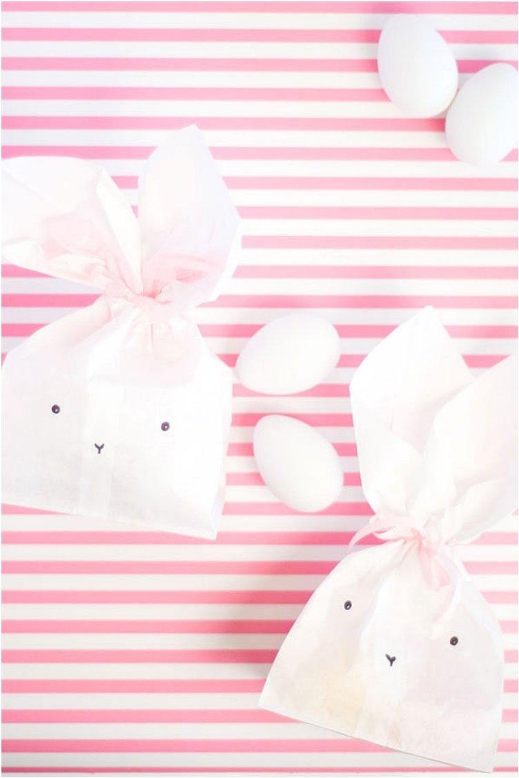 Bunny party favor bags