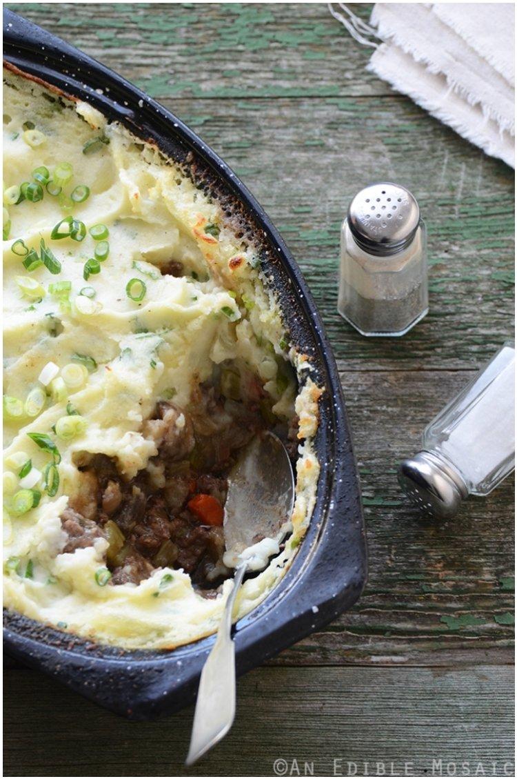 Champ Topped Vegetable Beef Guinness Casserole