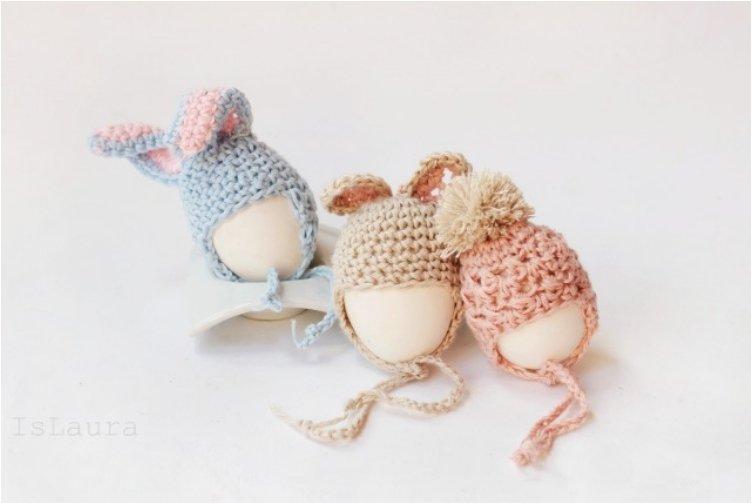 Crochet Hats For Easter Eggs