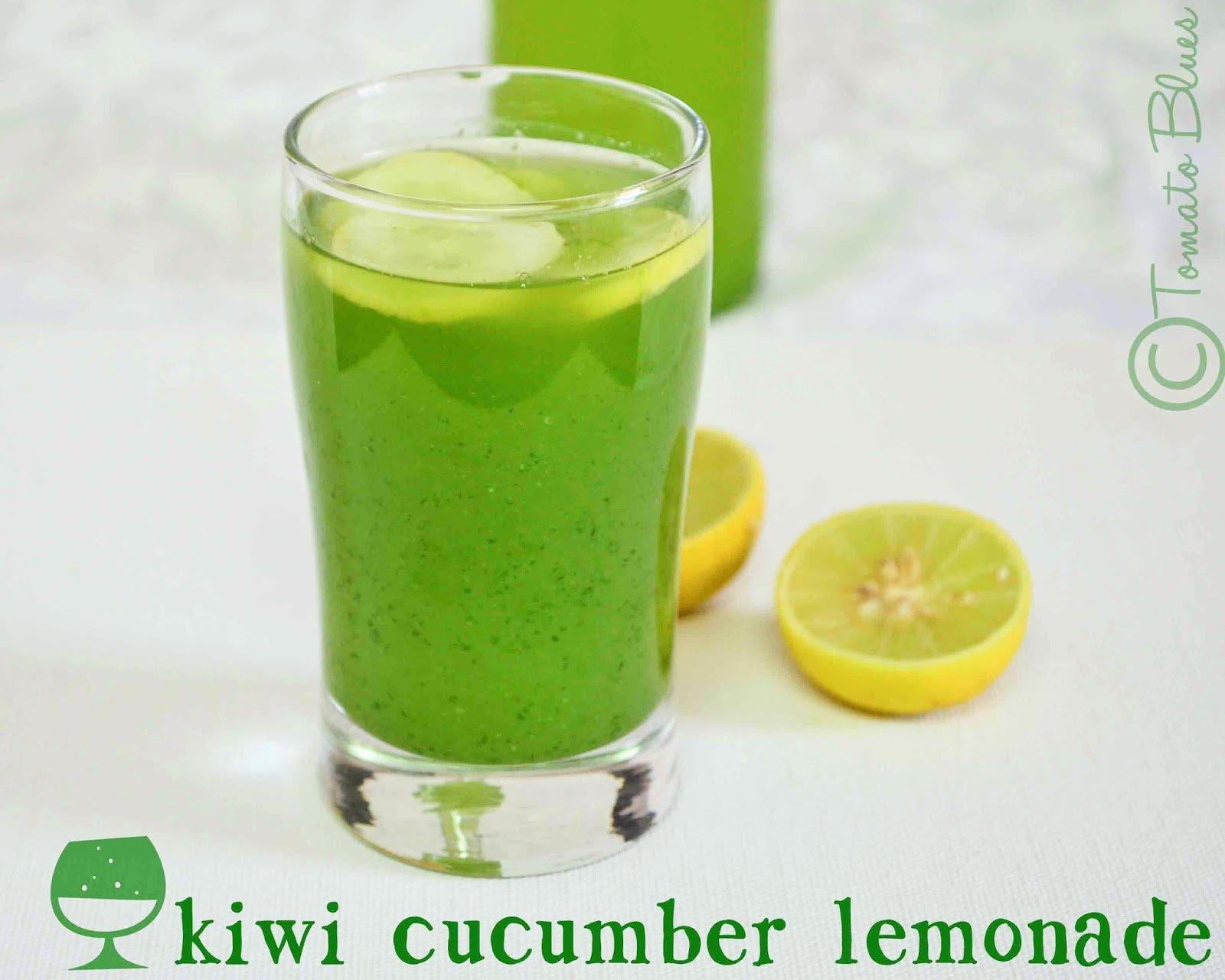 Kiwi Cucumber Lemonade