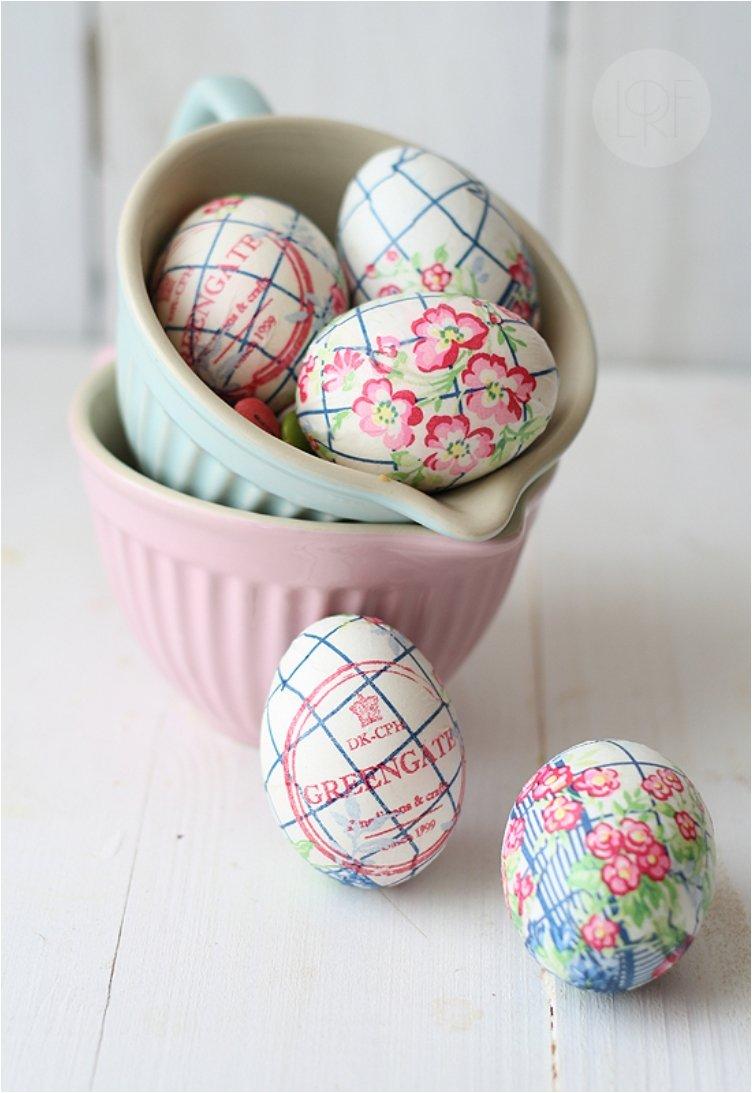 Paper Napkin Easter Eggs