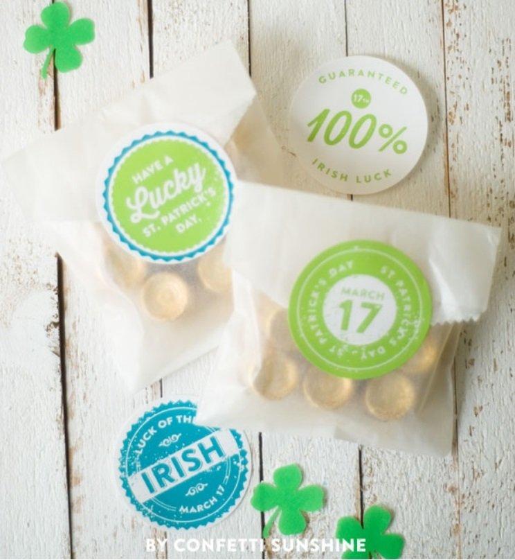 St Patrick s Day Free Printables Stickers