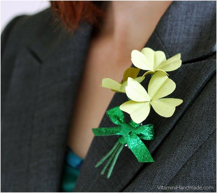 St Patricks Day Corsage