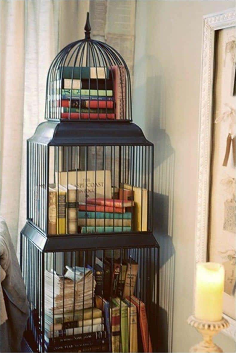 Give Your Home A Chic Decor By Reusing Your Old Bird Cage In 25 Ways