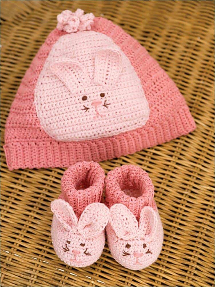 crochet bunny baby outfit