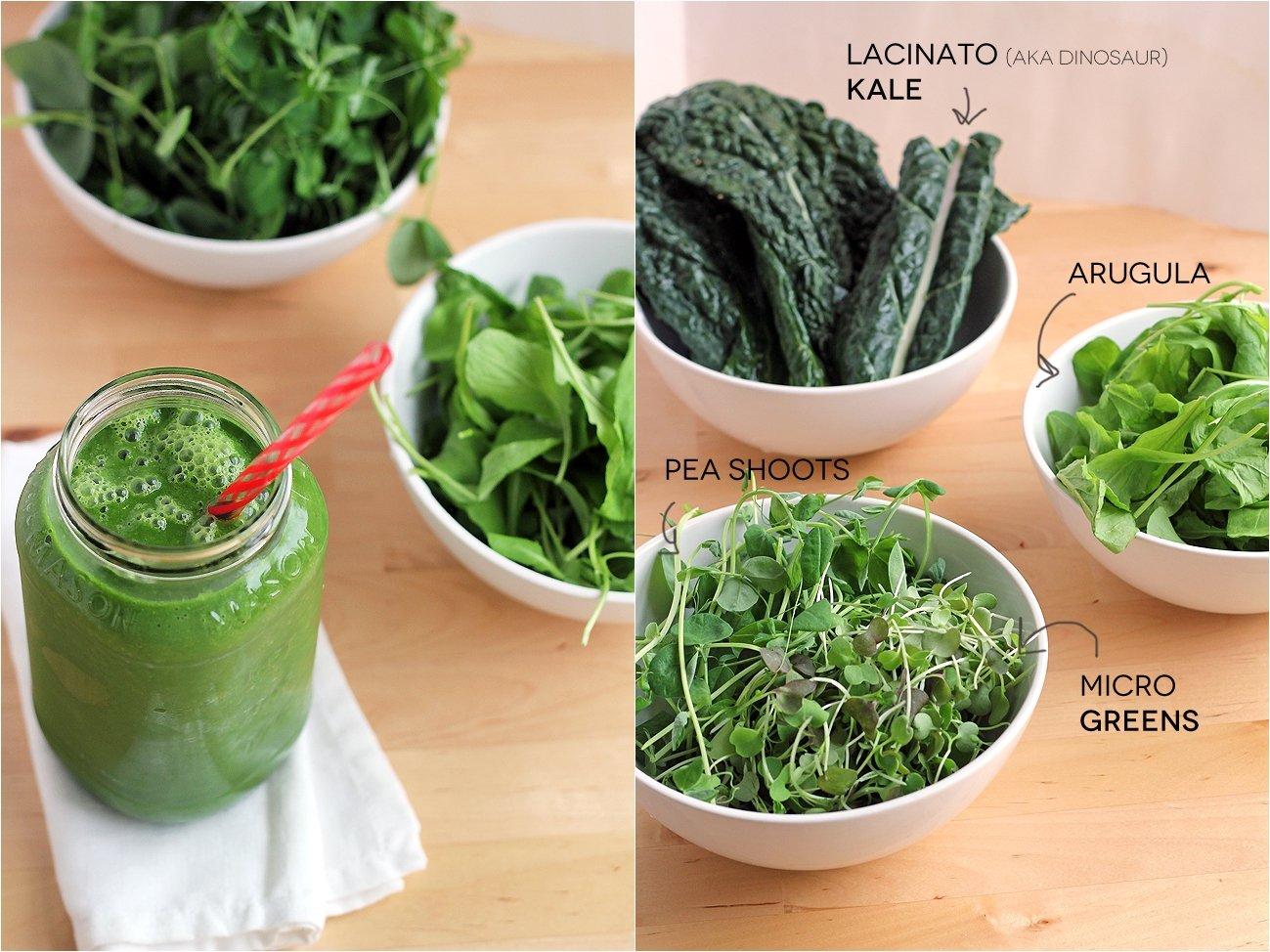 Cconut Water And Greens Detox Smoothie