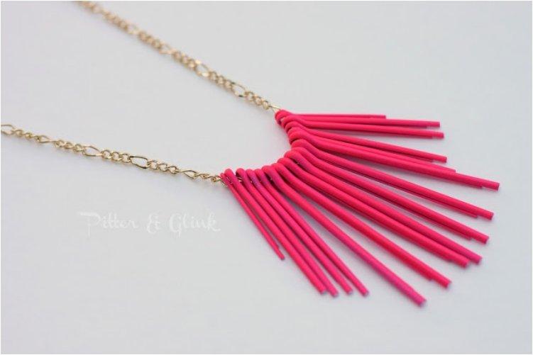 Cotter Pins Neon Necklace