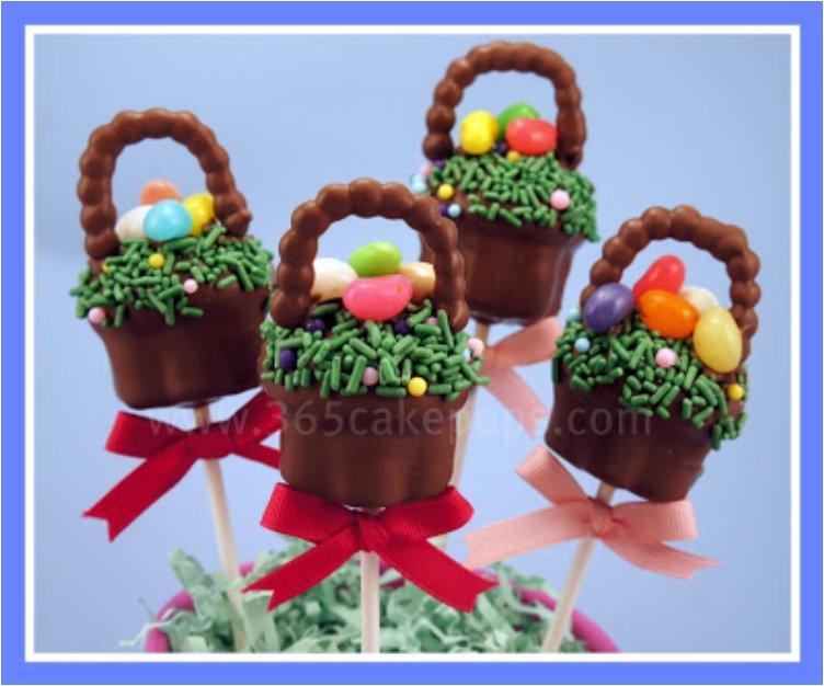 Easter Basket Cake Pops