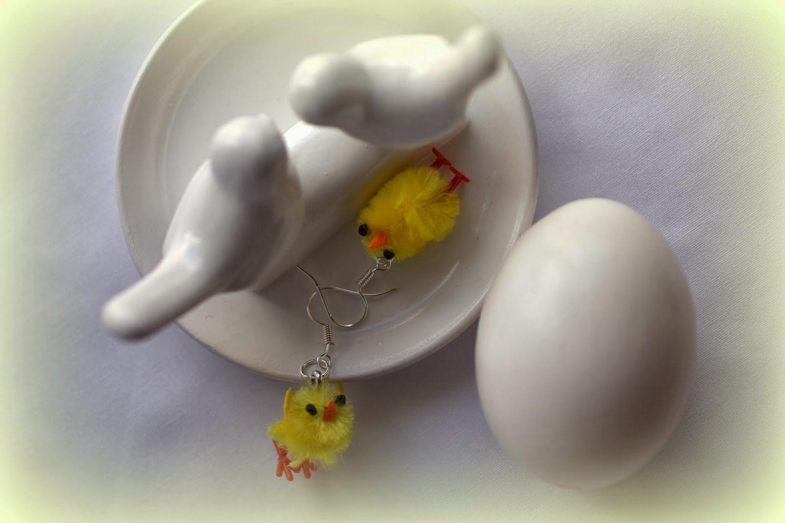 Frugal Baby Chick Earring