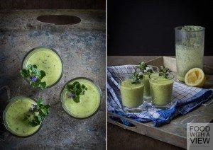 Green Smoothie with Wild Herbs